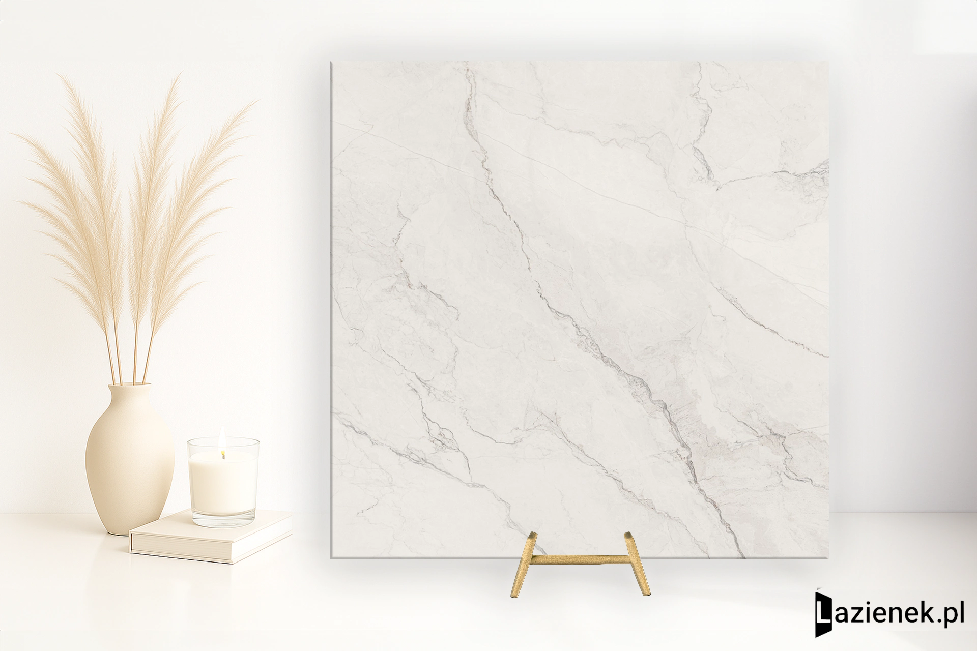 La Fabbrica Ava Bolgheri Stone White matowa 60x60 cm gr. 9 mm - płytka rektyfikowana / (L)196021